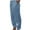 Blue-B, variant on Womens Fashion Cotton Linen Pants Summer Lightweight High Waisted Beach Pant Loose Solid Color Trousers with Pockets White