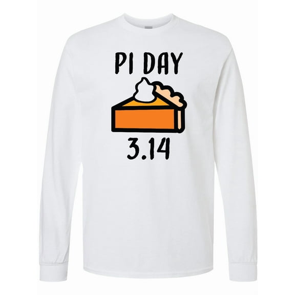 Inktastic Pi Day 3.14 Long Sleeve T-Shirt