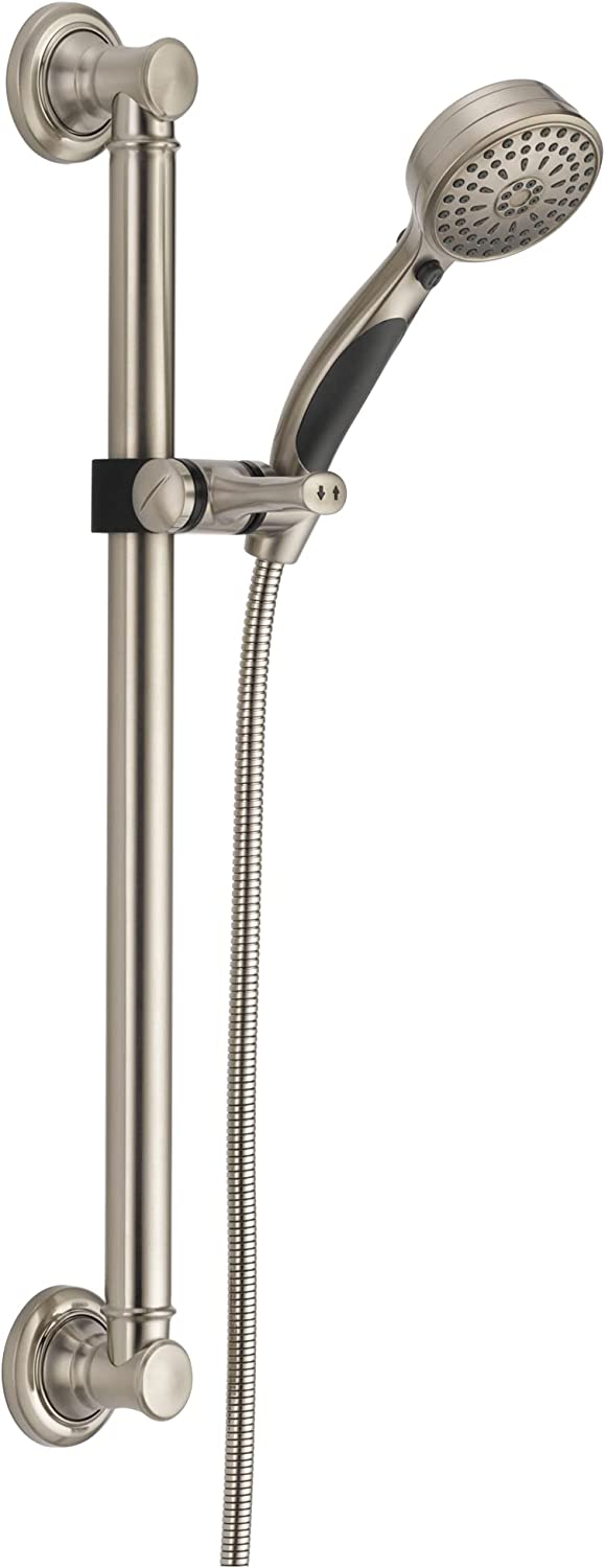 Delta Faucet 9Spray Slide Bar Hand Held Shower with Hose