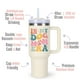 thumbnail image 2 of Vaso de bebida momocici Dog Mom de 40 onzas con mango aislante, 2 of 7