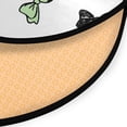 thumbnail image 3 of 36.2 Inch Round Floor Mat Green and Black Bows Carpet Decor Rug for Living Room Bedroom, 3 of 6