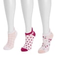 thumbnail image 2 of MUK LUKS Women's 3 Pack Cotton Compression Ankle Socks, 2 of 5
