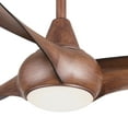 thumbnail image 3 of 52" Minka Aire Light Wave Distressed Koa Indoor Ceiling Fan Handheld Remote Control for Living Room Bedroom Kitchen Dining, 3 of 6