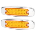 thumbnail image 4 of Luz de posición lateral, par 12V 12LED Luz de gálibo LED lateral Indicador de posición lateral Diseñado a medida, 4 of 12