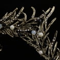 thumbnail image 3 of Nupciales Crystal Hairband Tiara Mujeres Boda Baile Decoración Para El Cabello Bronce Yotijar tiara de novia de cristal, 3 of 8