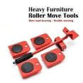 thumbnail image 2 of Furniture Mover Tool Set Heavy Stuffs Moving Roller With Bar Furniture Mover Lifter With Wheels Professional Moving Tools ,Easy to Use, 2 of 7