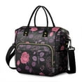 thumbnail image 1 of Sac à Lunch Isolé Imprimé Esthétique Grande Boîte à Lunch Réutilisable Sac à Lunch Adulte Double Compartiment Sac à Lunch Étanche Sac à Lunch Pliable Multi-Poches, 1 of 6