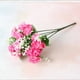 thumbnail image 4 of Rosa Artificial De Múltiples Cabezas 5 tenedores,15 mini rosas artificiales,flores de plástico rojo rosa,ramo para decoración del hogar (1 pieza) Rkxzt, 4 of 9