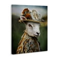 thumbnail image 3 of Stupell Industries Bohemian Fashionable Sheep Portrait Canvas Art, 24 x 30, by Karen Burke, 3 of 8