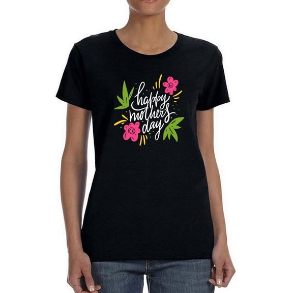 Mothers Day Colorful Nature Shaped T-Shirt Women -Image by Shutterstock, Female 3X-Large
