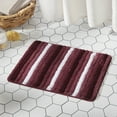 thumbnail image 5 of Sohome Chino Striped Machine Washable Bath Mat, Red/White, 27"x48", 5 of 9