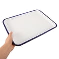 thumbnail image 6 of Hytrove White Enamelware Baking Tray Pan Oven Piece, 6 of 7