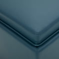 thumbnail image 3 of CHITA Faux Leather Storage Stool Ottoman, Foot Rest Stool Seat, Dark Blue, 3 of 6