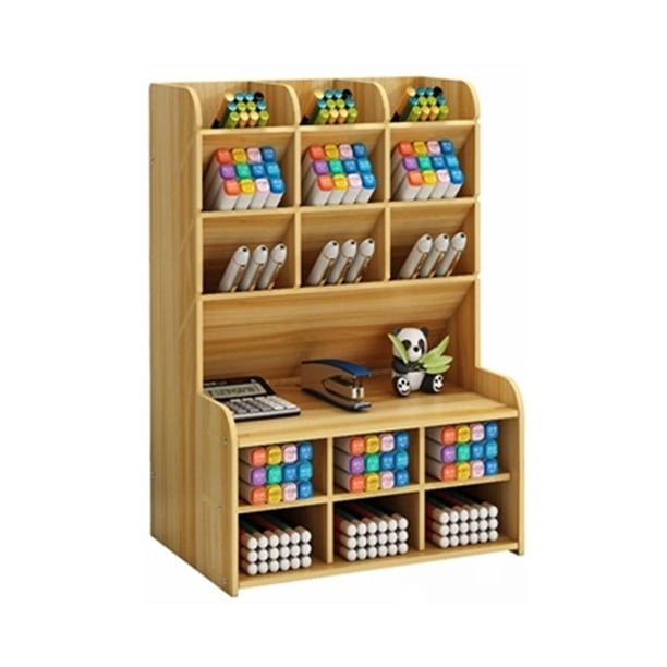 Naiovety Caja de almacenamiento de para escritorio de oficina, soporte multifuncional para bolígrafo DIY, estante de almacenamiento, suministros Almacenamiento y organización del hogar Naiovety HA023819-00