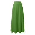 thumbnail image 4 of Falda midi recta para mujer: color liso, tejido de alta calidad, versátil para salidas diarias, primavera/verano/otoño, 4 of 5