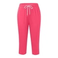 thumbnail image 4 of Women Casual Pants Plus Size Casual Pants With Pockets Soft Stretchy Yoga Trousers For Comfortable Athletic Wear And Everyday, 4 of 8