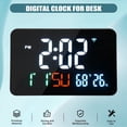 thumbnail image 4 of Reloj Digital Despertador Reloj WiFi, Letras Extra Grandes, Temperatura y Humedad, Calendario, Semana, Brillo de 4 Niveles, 4 of 5