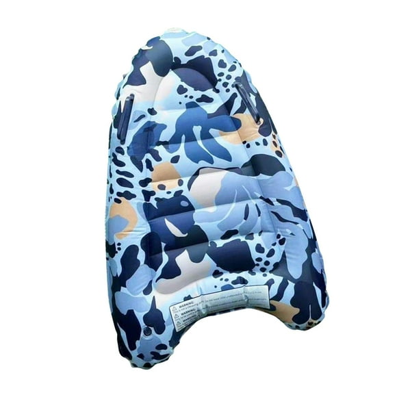 Tablero de surf inflable Kickboard portátil de agua inflable Flotación Flotación de surf Tabla de carrocería para niños Diapositivas Slide Beach Azul