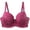 Red, variant on Lopecy-Sta Women's Push Up Bra Lace Comfort Padded Plunge Underwire Bras Lift Up Underwear Womens Daily Bra