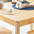 thumbnail image 4 of Guidecraft EdQ Kids Activity Table - Natural: Rectangle Wooden Craft Table | 24" x 30", 22" Height | Kids Desk for Playroom, Preschool, Daycare & More, 4 of 5
