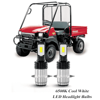 Compatible with Kawasaki Mule 3000 3010 2003-2008, 2-Pack H6 H6M Led Headlight Bulbs Motorcycle Bulb,1700lm 6500K Cool White, 12v-24v DC