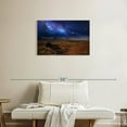 thumbnail image 2 of Elephant Stock Starlit Monument Valley Wall Art - Horizontal Canvas Wall Art - Living Room Wall Decor - Nature Canvas - Brown And Blue Decor - 30" x 20", 2 of 8