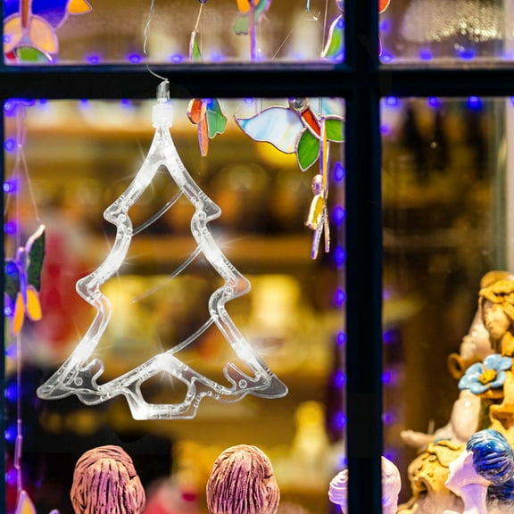 ULTNICE 1Set Window Hanging Lights Pure White Indoor Lighting for Home Users and Shop Owners