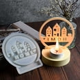 thumbnail image 6 of Home House Holder Molds Love House Castings Moulds Candlestick Silicone Molds Plasters Molds for Home Decoration, 6 of 9
