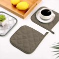 thumbnail image 3 of 4Pcs Pot Holders for Kitchen High Heat Resistant Potholder, 100% Cotton Hot Pads, Quilted Terry Hot Pot Holder Set for Kitchens, Washable Trivet for Cooking and Baking, 7x7 Inches, 3 of 7