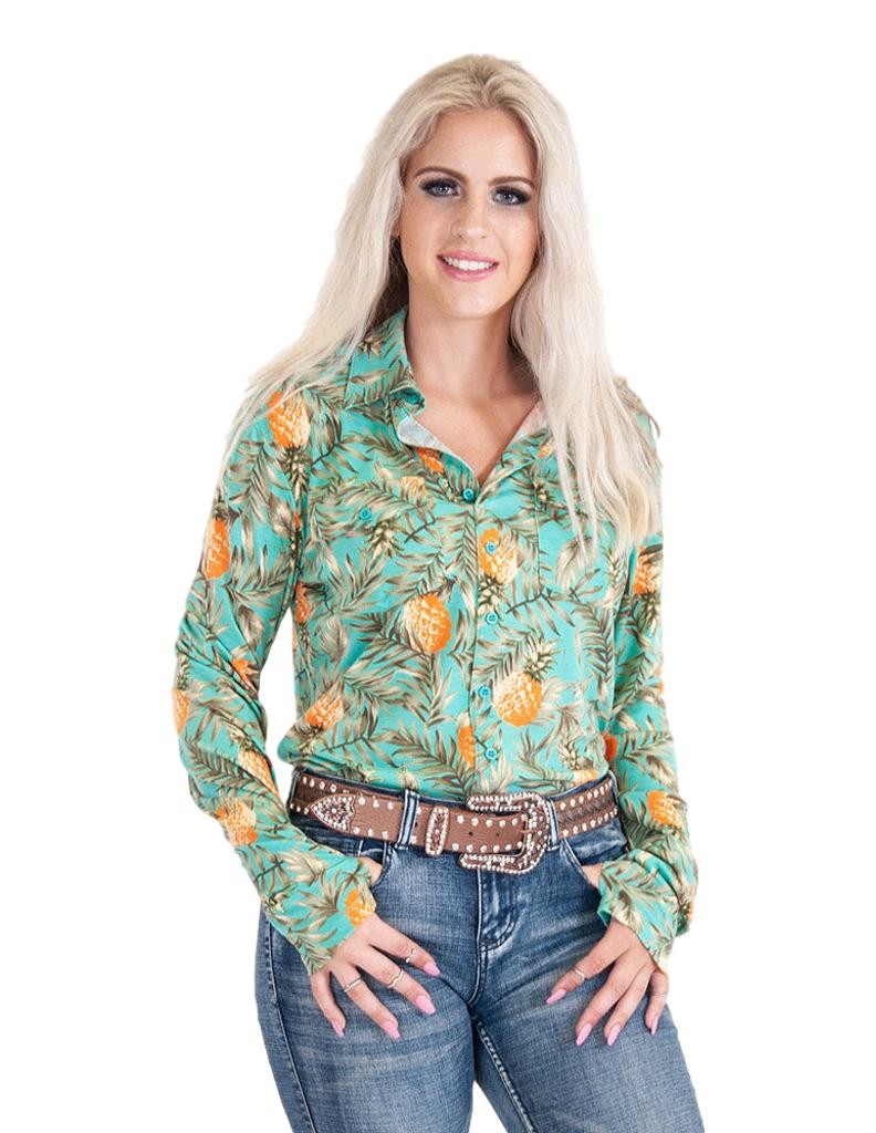 Cowgirl Tuff Western Shirt Womens L/S 