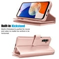 thumbnail image 3 of Njjex Wallet Case For Galaxy A54 5g, for Samsung A54 6.4" Case, [9 Card Slots] PU Leather Credit Holder Folio Flip [Detachable] Kickstand Lanyard Magnetic Phone Cover -Rose Gold, 3 of 5
