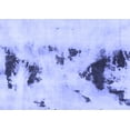 thumbnail image 1 of Ahgly Company Indoor Rectangle Abstract Blue Modern Area Rugs, 2' x 3', 1 of 4