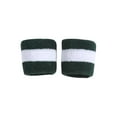 thumbnail image 1 of 2 Pair ( 4 pieces ) 100% Terry Cloth Pair Wristbands, Forest White, 1 of 2