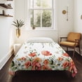 thumbnail image 4 of Red Poppy Large Tapestry for Bedroom Wall Hanging Tapestry, Spring Farmhouse Country Flower Leaf Plant Ceiling Backdrop Tapestries Poster Blanket Wall Decor for Teens Room Living Room Dorm 85" x 90", 4 of 8