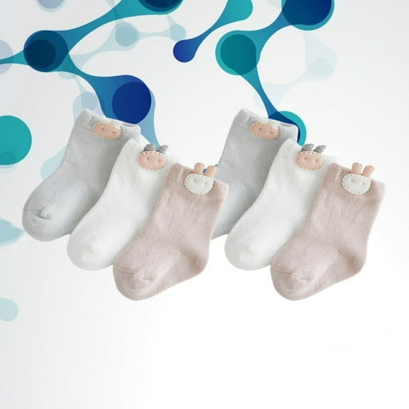 OFFIGAM 3 for Girls Combed Cotton Breathable Footwear Spring and Autumn Wearing