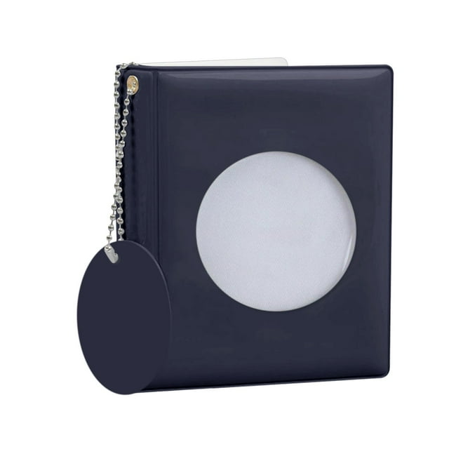 3 Inch Pocket Photo Album with Heart Hollow Design, Pvc Photocard Holder Book for Bank Cards Tickets, Multipurpose Card Organizer Gift, Photo Album X1