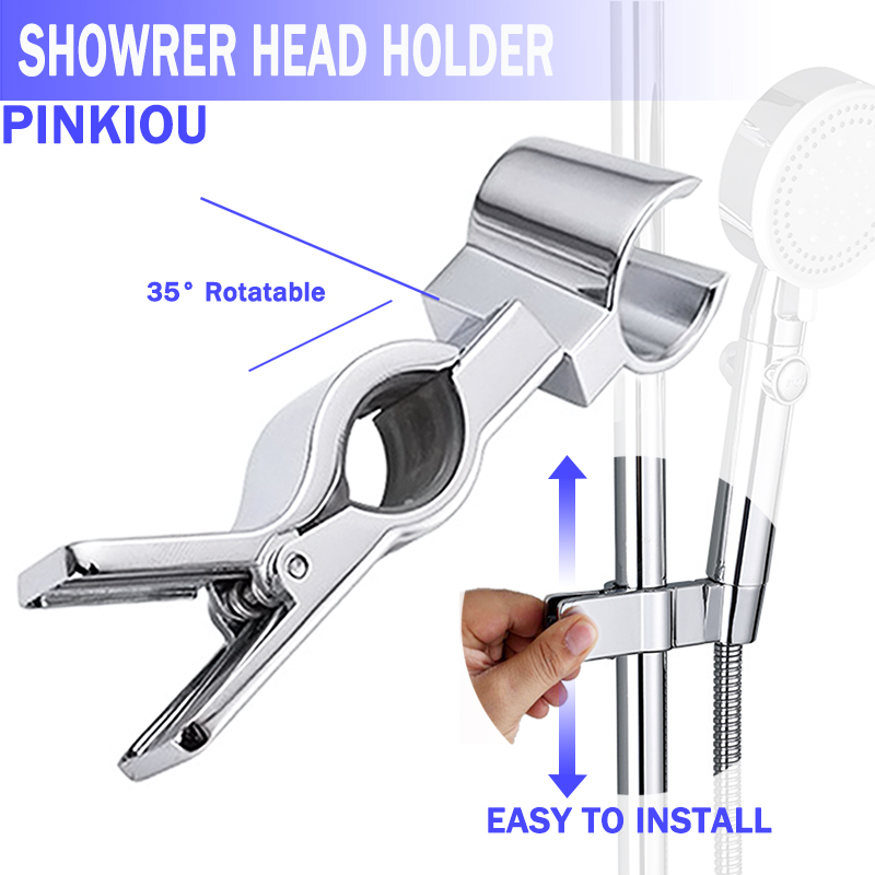 Adjustable Shower Head Holder for Slide Bar,Universal 2225mm Diameter