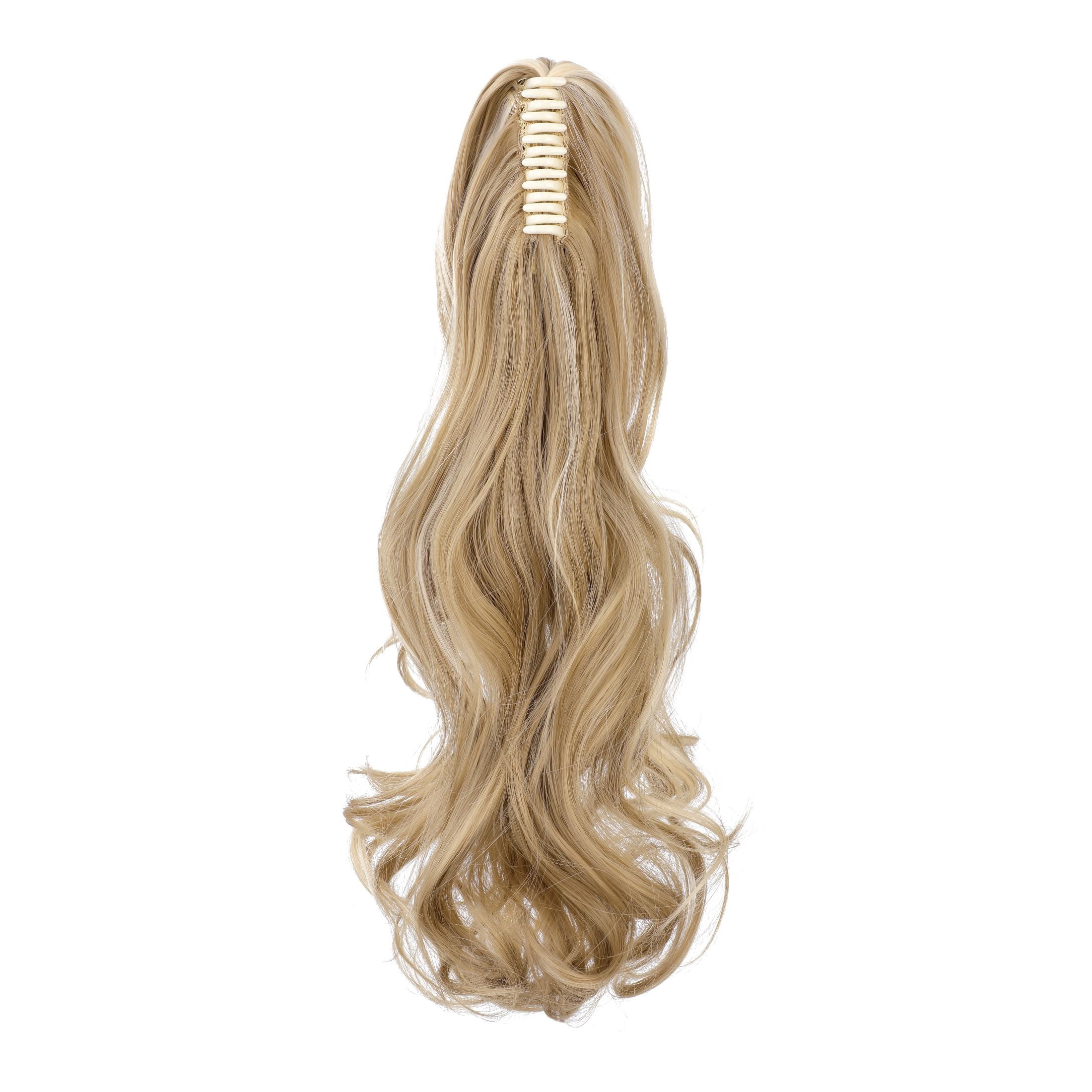 AynnQueen Ponytail Extension Claw Clip in Pony Tails Hair Extensions Synthetic Wavy Straight Secret Ponytail Hairpiece 18/21 Inch