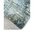 thumbnail image 7 of Unique Loom Baracoa Collection Area Rug - Castro (5' 5" Round Turquoise/Ivory), 7 of 7