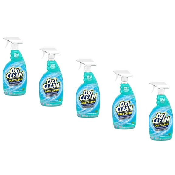 OxiClean Daily Clean Multi-Purpose Disinfectant Spray, 30 Ounce - Pack of 5