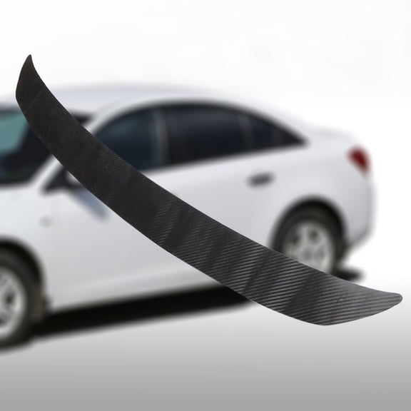 Raindrops 108x7cm Waterproof Carbon Fiber Rear Bumper Sticker Trim Protector for Car Styling