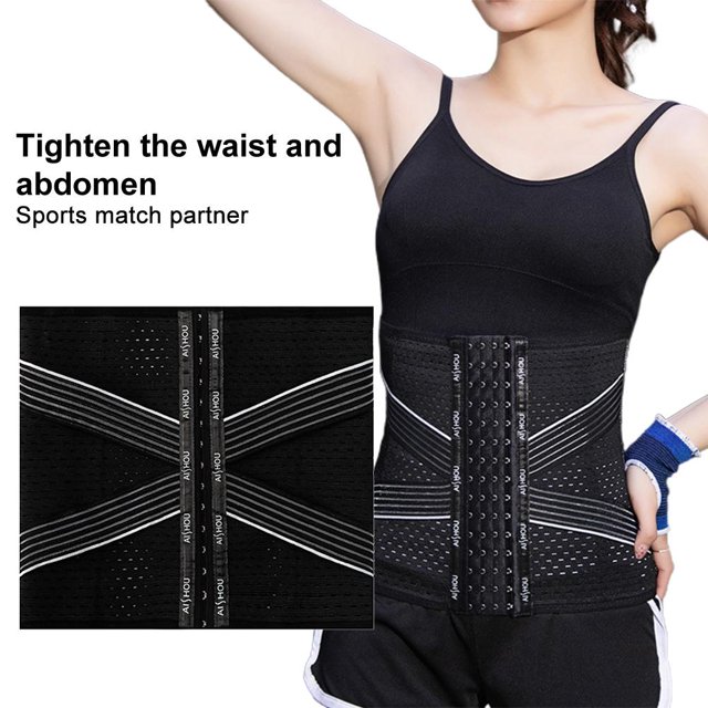 Mujeres Yoga Ejercicio Abdominal Cinturón Hebilla Diseño Cuerpo Shaper Abdomen Cintura Cinturón Para Trabajo Diario Vogacara OD016948-04