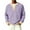 Light Purple_#06, variant on Nokdvo Mens Waffle Shirts Long Sleeve Trendy Quarter Button Up Henley Casual Pullover Tops Fall Winter Textured Color Block Loose Sweatshirt,Sky Blue L