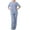Outfit Sets Women Summer-Light Blue, variant on Homenesgenics Scrub Sets for Women Womens 2 Piece Scrub Outfits Casual Short Sleeve Scrub Tops and Long Pants Sets Nurse's Uniform Lounge Set Working Sets with Pocket Blue S