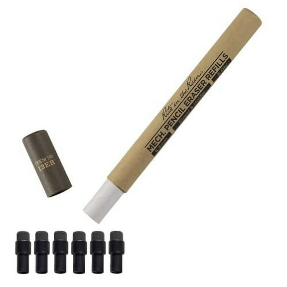 Rite in the Rain Eraser Refill,Black,Soft Rubber 13ER