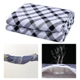 thumbnail image 4 of Almohadillas para cama Almohadillas para cama y asiento Lavables Impermeables Tapete de juego para niños mayores Mascotas Gris azul, 4 of 9