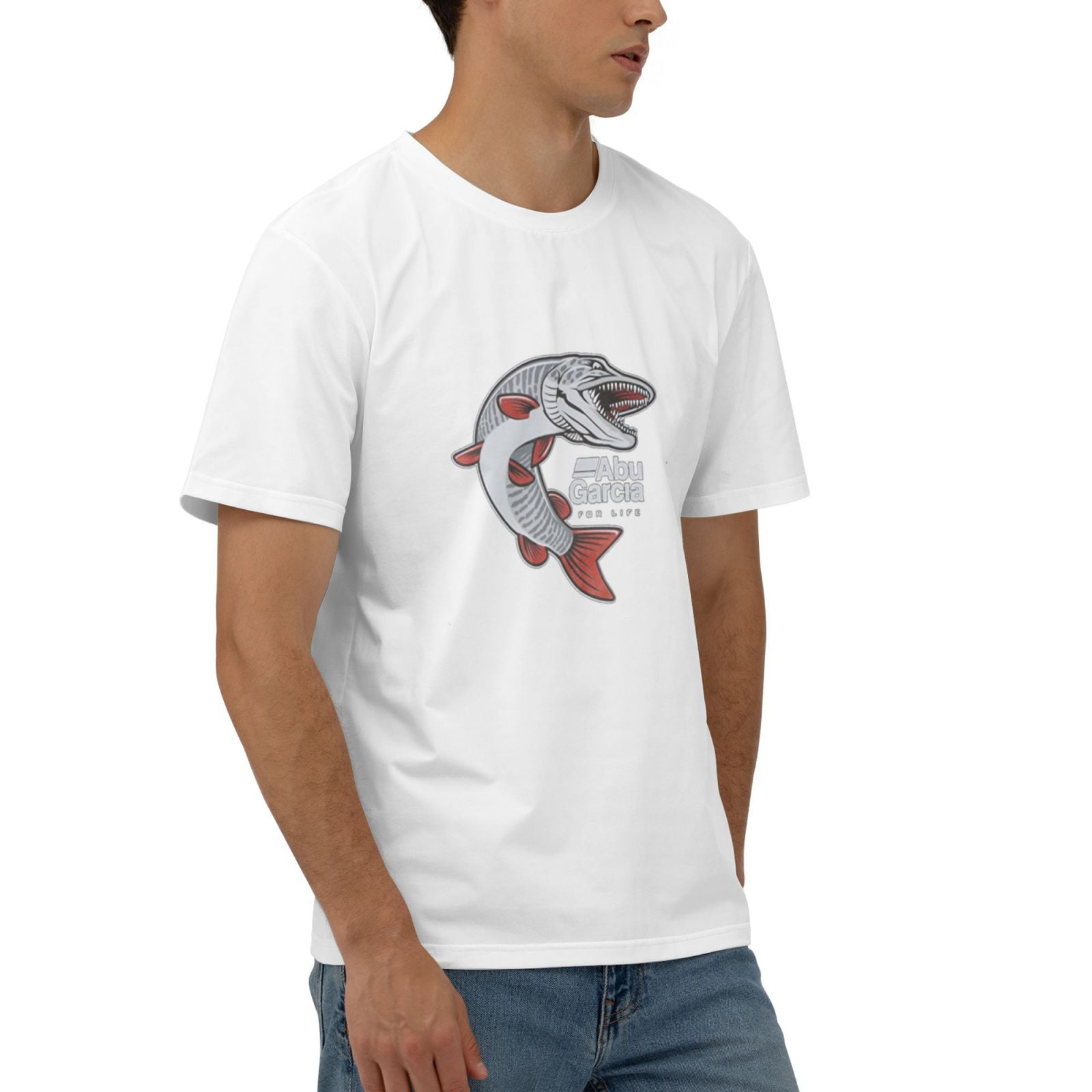 Abu Garcia Revo Beast T-Shirt Cotton T-Shirt White X-Large