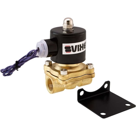 Vixen Air 1/2" NPT Air Ride Suspension High Flow Normally Closed Electric Air Valve (Solenoid) 210 PSI VXF2012 VXF