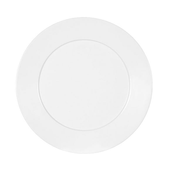 Cal Mil Classic Rim White Melamine Plate, 7 inch Dia. x 0.75 inch Height -- 6 per case.
