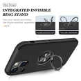 thumbnail image 2 of SZMLOGB Phone Case for iPhone 13 (6.1") with Ring Holder Shock Resistant Scratch Resistant PC Silicone Heavy Duty Protective Case-black, 2 of 6